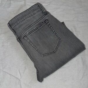 Joe’s Gray Distressed Ankle Jeans